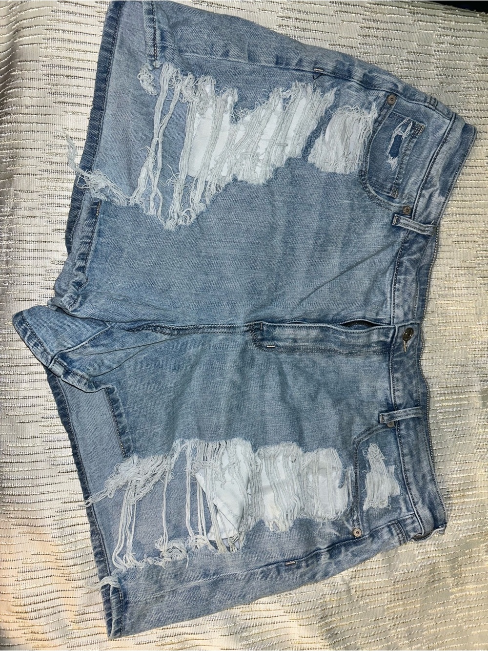 AE Outfitters Plus Size Women’sBlue Denim shorts- Classic & Light Wash Options - Picture 13 of 16